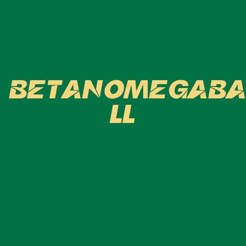 Logo da BETANOMEGABALL