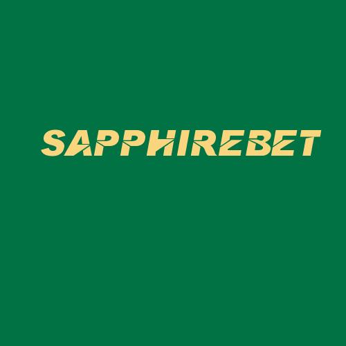 Logo da SAPPHIREBET